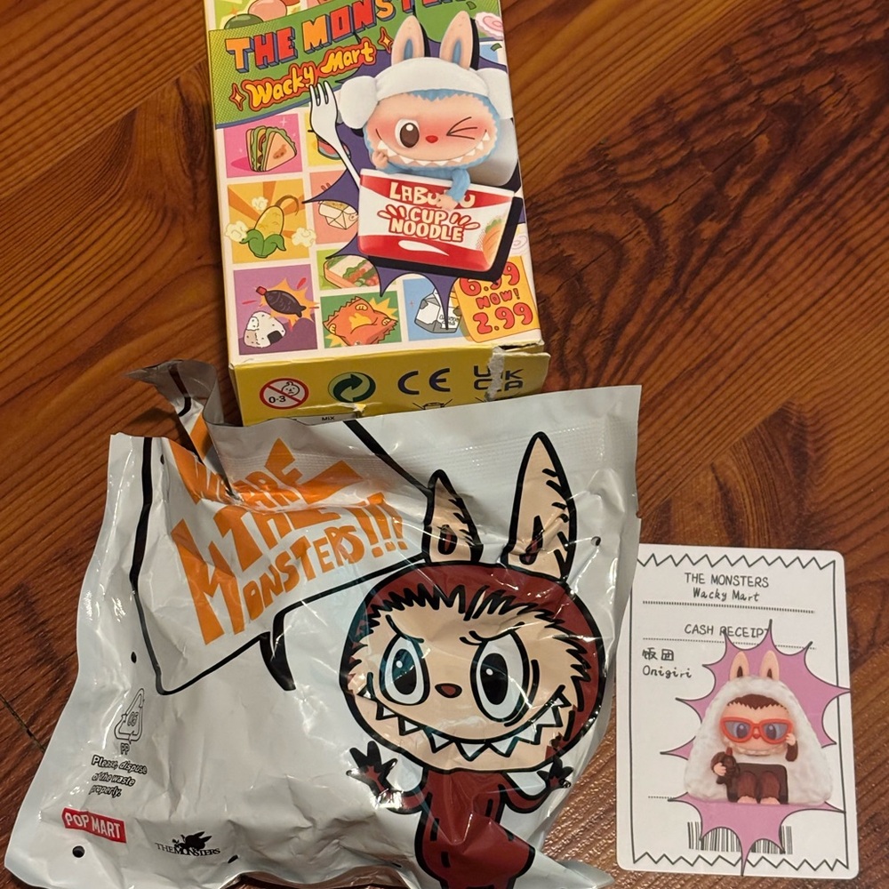 POP MART The Monsters Wacky Mart CONFIRMED ONIGIRI Authentic